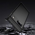 Carcasa Flexible Carbon compatibila cu Google Pixel 7a Black, OEM