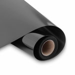 Folie autoadeziva pentru imbracaminte HIKENRI, negru, vinil, 30,5 x 305 cm