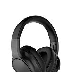 Casti audio AVANTREE ANC031, Active Noise Cancelling, Bluetooth 4.1, over-ear, negru plus suport casti din silicon