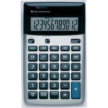 Calculator de birou Texas Instruments TI-5018 SV, afisaj SuperView™ 12 digiti, Texas Instruments