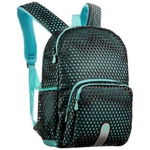 Ghiozdan ZIPIT Mesh Black & Blue, cu buzunare laterale, 35 x 17 x 45 cm, Zip..it