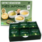 Cutie pentru degustare 6 tipuri de ceai japonez bio
