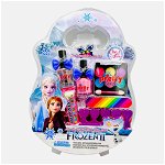 Set de farduri si cosmetice manichiura/pedichiura pentru fetite, tip Frozen II, multicolor, +3ani