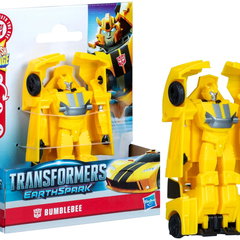 TRANSFORMERS EARTHSPARK FIGURINA BUMBLEBEE 1 STEP SMASH TO CHANGE, Transformers