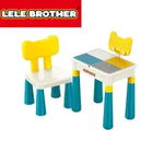 Set masa plus scaun, pentru caramizi constructie, Lele Brother, LELE Brother