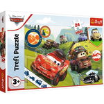 Puzzle 24 Maxi, Trefl, Cars Masinutele Fericite