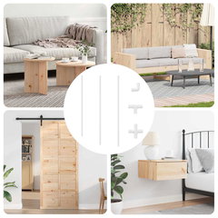 vidaXL Țeavă PVC 29 pcs Alb PP și PE, vidaXL