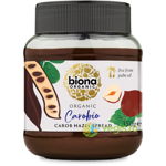 Crema tartinabila cu alune de padure si roscove bio Carobio, 350g, Biona Organic , Biona Organic