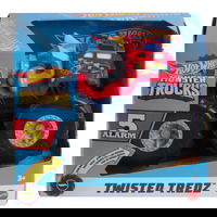 Monster Truck masinuta Twister Tredz Bone Shaker portocaliu. scara 1 43, Hot Wheels
