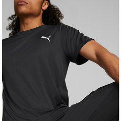 Puma, Tricou cu decolteu la baza gatului pentru fitness All Day dryCELL, Negru, S