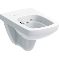 Vas WC suspendat, Geberit, Selnova Square, cu spalare verticala, rimfree, alb, 