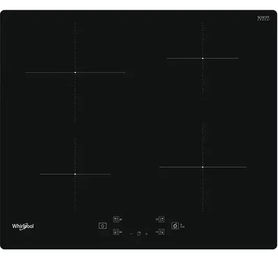 Plita Whirlpool Plita cu Inductie Incorporabila 4 Zone de Gatit 59 cm Negru