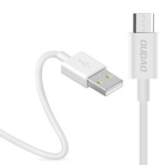 Cablu de date/incarcare Dudao, L1M Micro USB, 1M 3 A, Alb