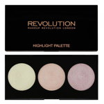 Paleta iluminatoare Makeup Revolution Highlighter Palette Highlight, 15 g