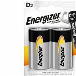Set 2 buc baterie alcalina tip D/LR20 1.5V, Energizer E301003400