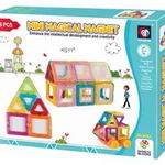 Set inteligent constructie magnetica cu 128 piese, lego, educativ si creativ, magnetic construction blocks, buz