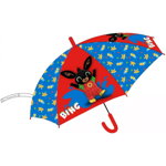Umbrela copii semiautomata Bing, diametru 68 cm, SunCity, Albastru/Rosu