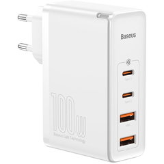 Incarcator Retea Baseus GaN2 Pro, 100W, 5A, 2 x USB-A - 2 x USB-C, Negru CCGAN2P-L01, Baseus
