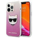 Husa Karl Lagerfeld Compatibila Cu iPhone 13 Pro, Choupette Head Roz - 9027995