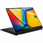 Laptop ASUS Vivobook S 16 Flip OLED TP3604VA cu procesor Intel® Core™ i5-13500H pana la 4.70 GHz, 16'', 3.2K, OLED, Touch, 8GB, 512GB SSD, Intel® HD Graphics, Windows 11 Pro, Cool Silver