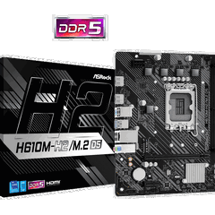 Placa de baza ASRock H610M-H2/M.2 D5, LGA1700, DDR5, mATX