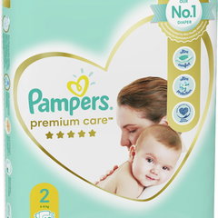 Scutece Pampers Premium Care Marimea 2, 68 Bucati, 4-8 Kg