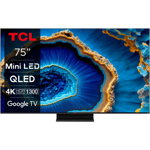 Televizor Smart QLED TCL 75C805 190 CM (75``) 4K Ultra HD 240Hz Wi-Fi (Model 2023)