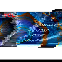 Televizor Smart QLED TCL 75C805 190 CM (75``) 4K Ultra HD 240Hz Wi-Fi (Model 2023), TCL