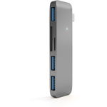 Hub USB Satechi ST-TCUHM, 3 x USB 3.0, USB Type-C (Gri)