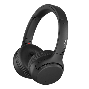 Casti On Ear Sony WH-XB700B, Wireless, Bluetooth, Microfon, Autonomie 30 ore, Negru