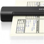 Scanner mobil Epson WorkForce ES-50, dimensiune A4, tip sheetfed, viteza
