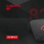 Mousepad pentru gameri Havit GAMENOTE MP837, Negru, Havit