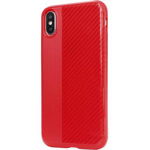 Husa Husa Capac spate Carbon Rosu APPLE iPhone X, STAR