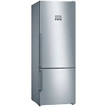 Combină frigorifică Bosch KGF56PIDP, NoFrost, 480 L, Super-răcire, TouchControl, Home Connect, Suport sticle, H 193 cm, Inox antiamprentă