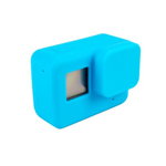 Carcasa de protectie din silicon fara rama compatibila cu GoPro Hero 5 / 6 / 7 (Albastru)