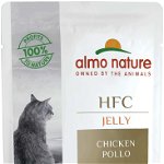ALMO NATURE HFC Jelly Plic pentru pisici, cu pui 55g, Almo Nature