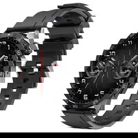 Ceas Inteligent XO Watch4 Smart Sport, Bluetooth, Ecran Amoled 1.43”, Baterie 250mAh, Multifunctional, Curea silicon, Negru Engros, 