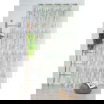 Perdea din voal 300 x 260 cm Crush, model uni, cu rejansa, alb