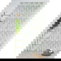 Perdea din voal 300 x 260 cm Crush, model uni, cu rejansa, alb