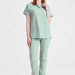 Costum Medical Verde Deschis Unisex Poplin 160g Activity, mooda