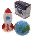 Set Solnite - Space Rocket and Planet Earth