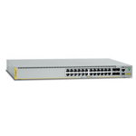 Switch Allied Telesis GS980MX, Managed L3, 24 porturi Gigabit Ethernet, 4 module SFP+, 1U, Gri, 120x120x25mm