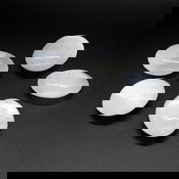 Selenit alb oval slefuit 5cm, StoneMania Bijou