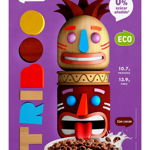 Cereale BIO expandate fara zahar cu gust de ciocolata, ineluse Triboo Smileat, Smileat