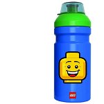 Sticla apa LEGO Iconic, albastru-verde 40561724, 