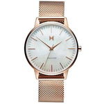 Ceas de dama MVMT MB01-RGPL Boulevard Sunset, 38mm, 3ATM, Auriu