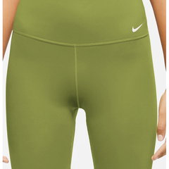 Nike, Colanti scurti cu tehnologie Dri-Fit pentru fitness One, Verde deschis, L