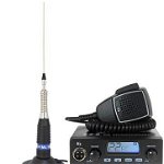 Kit Statie radio CB TTi TCB-550 EVO + Antena CB PNI ML29, lungime 34 cm
