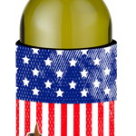 Caroline`s Treasures Galez Corgi Cardigan american sticla de vin Beverge Izolator Hugger Mltcl Wine Bottle, 