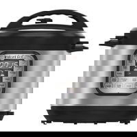 Multicooker Instant Pot Duo 6, 1000 W, 5.7 L, 14 programe presetate, Capac detasabil, Functie manuala, Argintiu/Negru